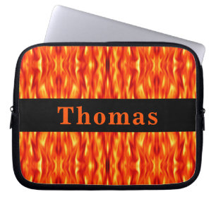Monogram Oranje Abstracte hoes voor brandwerende l