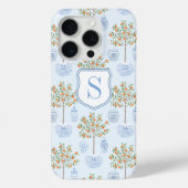 Monogram Oranje boom met citrusvruchten Case-Mate iPhone Case (Achterkant)