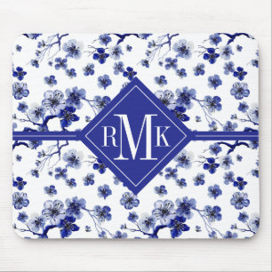Monogram Oriental Sakura Branch Pattern Muismat