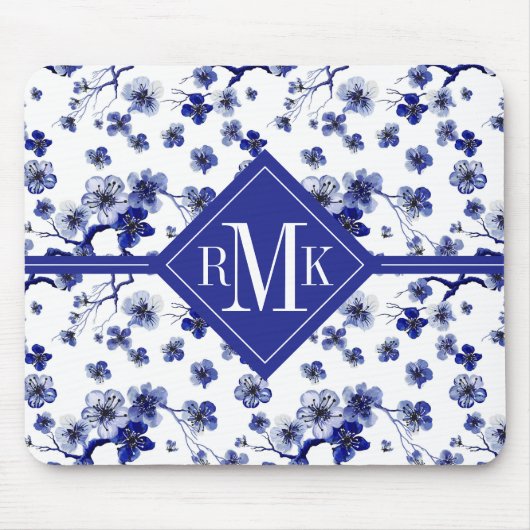 Monogram | Oriental Sakura Branch Pattern Muismat (Voorkant)