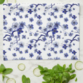 Monogram | Oriental Sakura Branch Pattern Theedoek (Gevouwen)