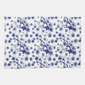 Monogram | Oriental Sakura Branch Pattern Theedoek (Horizontaal)