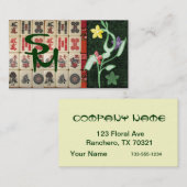 Monogram Oriental Visitekaartje (Voorkant / Achterkant)