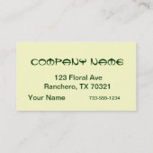 Monogram Oriental Visitekaartje (Achterkant)