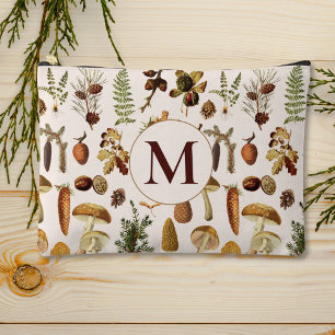 Monogram oud dennenbos schatten patroon etui