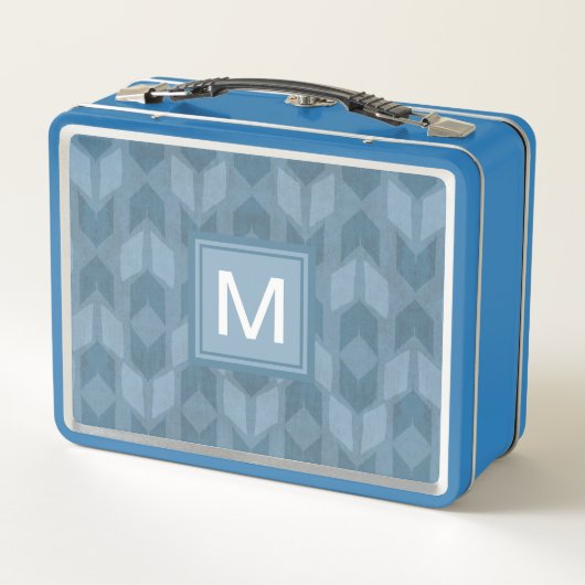 Monogram | OutdoorGeo-stap | Blauw pijlpatroon (Achterkant)