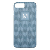 Monogram | OutdoorGeo-stap | Blauw pijlpatroon Case-Mate iPhone Case (Achterkant)