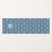 Monogram | OutdoorGeo-stap | Blauw pijlpatroon Yogamat (Voorkant (horizontaal))