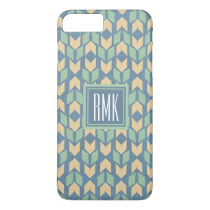 Monogram   OutdoorGeo-stap   Geometrische pijlplaa iPhone 8 Plus / 7 Plus Hoesje