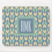 Monogram | OutdoorGeo-stap | Geometrische pijlplaa Muismat (Voorkant)
