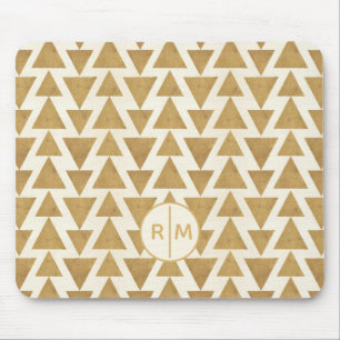Monogram   OutdoorGeo-stap   Gold Geometric Patte Muismat