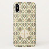 Monogram | OutdoorGeo-stap | Tribalpatroon Case-Mate iPhone Case (Achterkant)