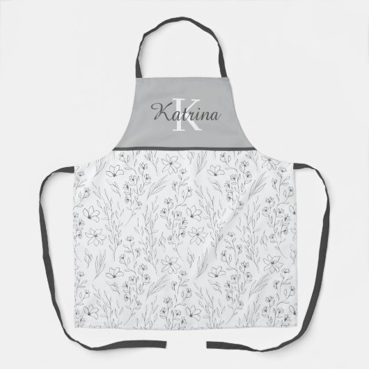 Monogram Overal Print Schort (Voorkant)