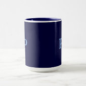 Monogram P Navy Blue Combo-Mok Mok (Midden)
