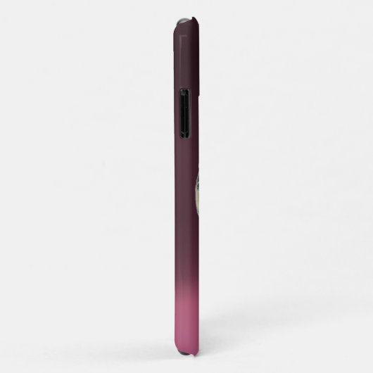 MONOGRAM paars Case-Mate iPhone Case (Achterkant/rechts)