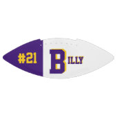 Monogram Paars en goudFootball American Football (Paneel)