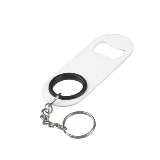 Monogram Paars White Trendy Fun Polka Dot Pattern Mini Flessenopener (Achterkant Gekanteld)