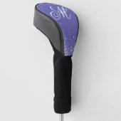 Monogram Paarse diamanten Golfheadcover (Schuin)