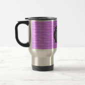 Monogram Paarse Dunes Pattern Reisbeker (Links)