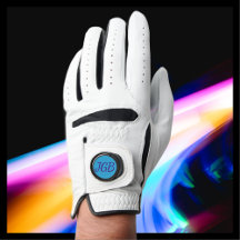 Monogram Paarse en Hemelsblauw of kies Kleur