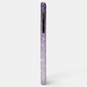 *~* Monogram Paarse gradiënt Ombre Glitter Case-Mate iPhone Case (Achterkant/links)