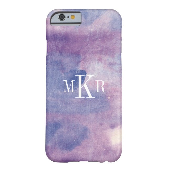 Monogram | Paarse Haze II Case-Mate iPhone Case (Achterkant)