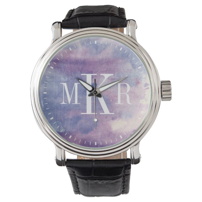 Monogram | Paarse Haze II Horloge (Voorkant)