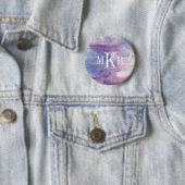 Monogram | Paarse Haze II Ronde Button 5,7 Cm (In situ)