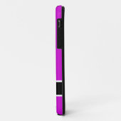 Monogram Paarse luipaard en Zebra Case-Mate iPhone Case (Achterkant/links)