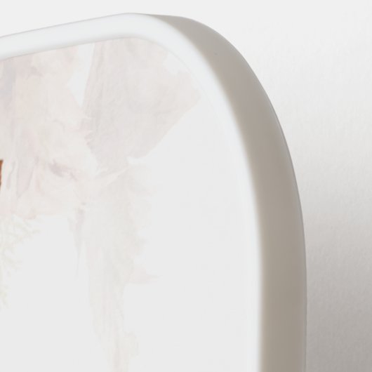 Monogram Pampas Grass Botanische Naam van het Manu Pickleball Paddle (Links Detail)