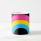 monogram Pansexual Pride Rainbow Koffiemok (Center)