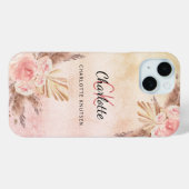Monogram papegaaiachtigen Case-Mate iPhone case (Achterkant (horizontaal))