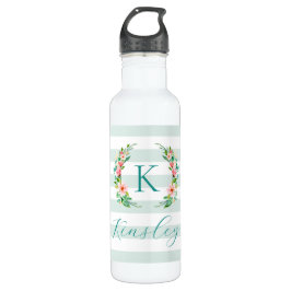 Monogram Paradise Floral en Stripes Waterfles