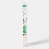 Monogram Paradise Floral Waterverf Case-Mate iPhone Case (Achterkant / Links)