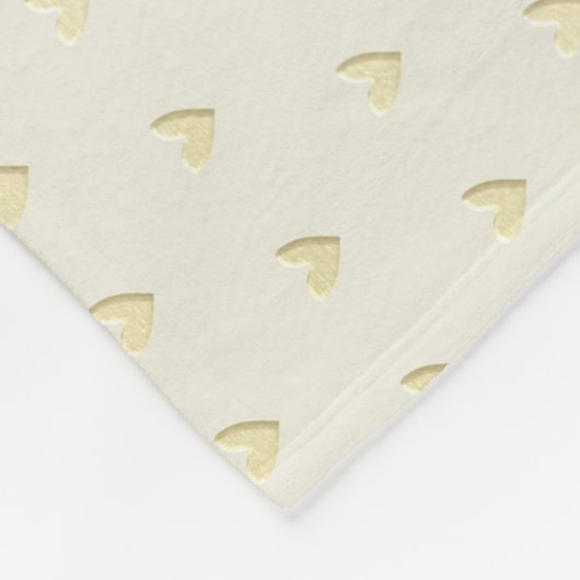 Monogram Passen getrouwd Weddenschap Goud Elegant  Fleece Deken (Hoek)