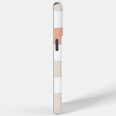 Monogram Pastel Checkerboard Retro Trendy Case-Mate iPhone Case (Achterkant / Rechts)
