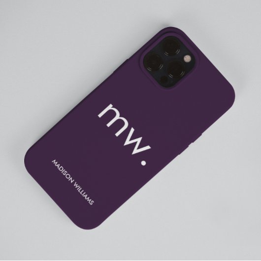 Monogram Pastel Elegant Feminine Minimalist Hoesje