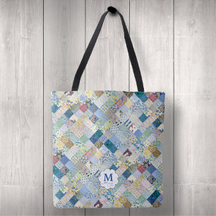 monogram patchwork draagtas