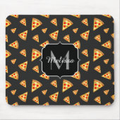 Monogram patroon pizza's muismat (Voorkant)