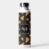 Monogram patroon pizza's waterfles (Links)