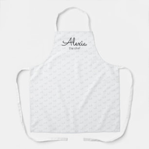 monogram patroon wit schort