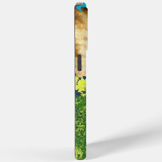 Monogram Peacock Chandelier Damask iPhone Case-Mate iPhone Case (Achterkant / Rechts)