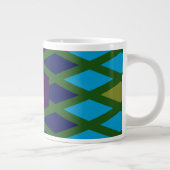 Monogram Peacock Diamond Extra Grote Beker (Rechts)