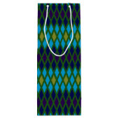 Monogram Peacock Diamond Wijn Cadeautas (Achterkant)