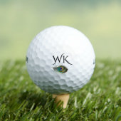 Monogram Peacock Feather Golfballen (Insitu Shirt)