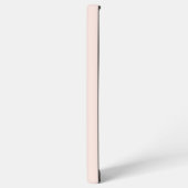 Monogram penseelscript Blush Pink Samsung Galaxy Hoesje (Linkerkant)