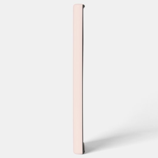 Monogram penseelscript Blush Pink Samsung Galaxy Hoesje (Linkerkant)