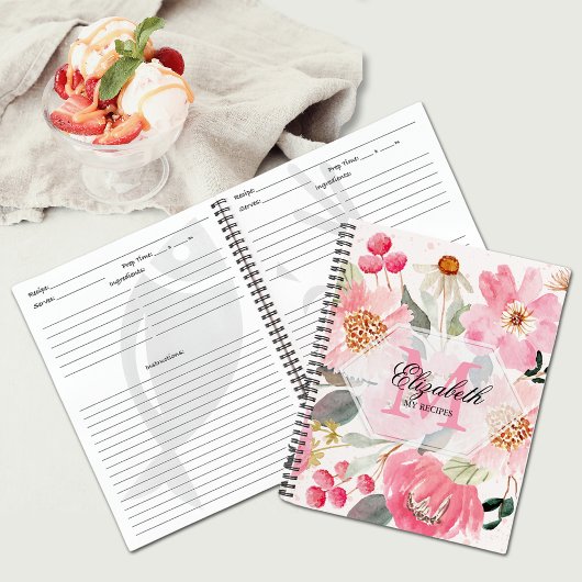 Monogram Personal Cooking Recipes Notitieboek
