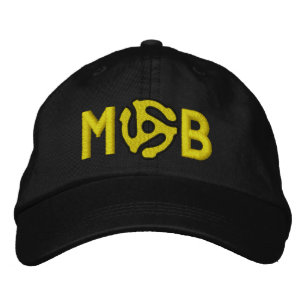 Monogram personaliseer 45 voorzetkamer DJ geborduu Pet