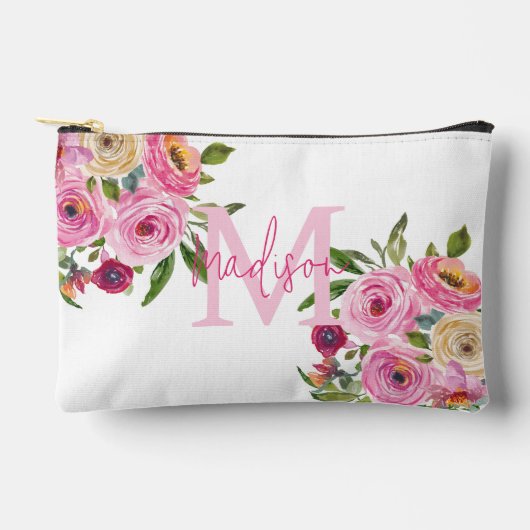 Monogram | personaliseren | Waterverf | Floral Etui (Voorkant)